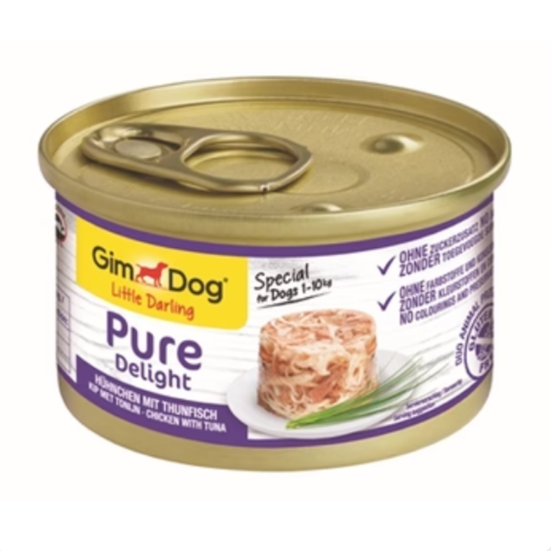 Gimdog Little Darling Pure Delight Chicken / Tuna 12x85g